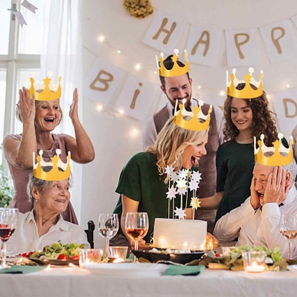 12st papper cap Födelsedagshatt festhattar
