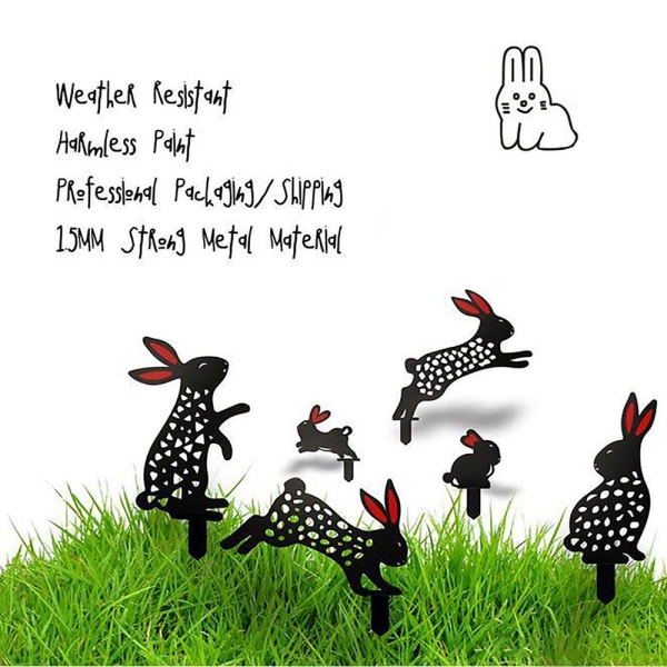 Rabbit Yard Art Garden Decor D D D