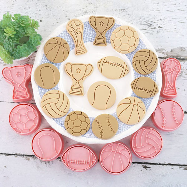 8st/ set World Cup Form 3D Cookie Cutter