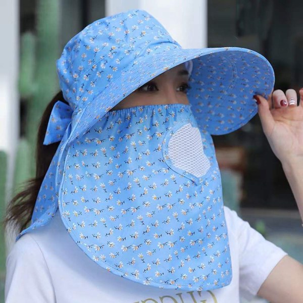 Solskyddshatt Anti-UV Solhatt BLÅ STYLE3 Blue Style3