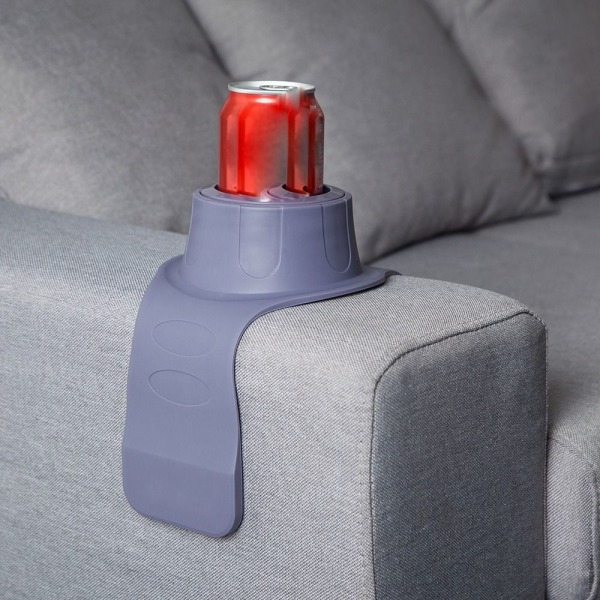 Couch Coaster Soffa Mugghållare GRÅ Grey