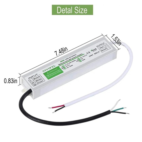 LED Driver Lys Transformator 20W 20W 20W