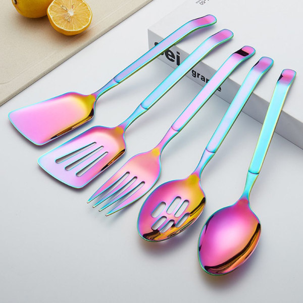 5 kpl ruokailuvälinesetti set SET multicolor