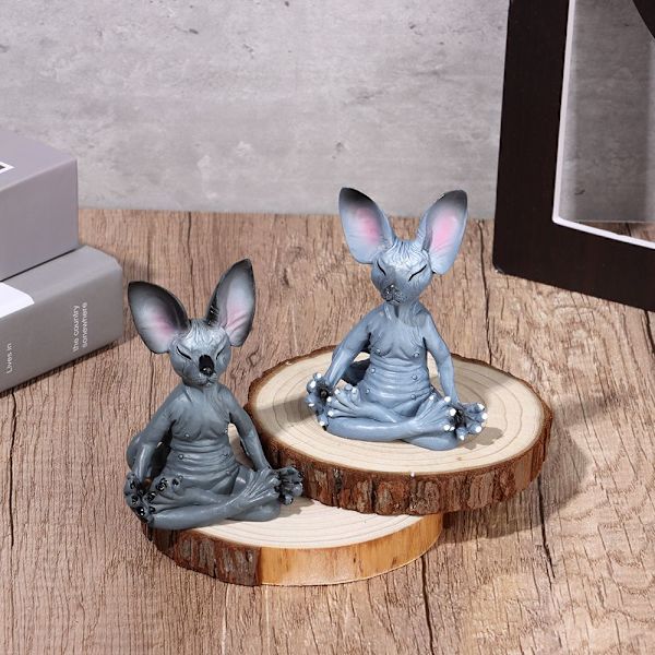 Sphynx Cat Meditere samleobjekt 3 3 3