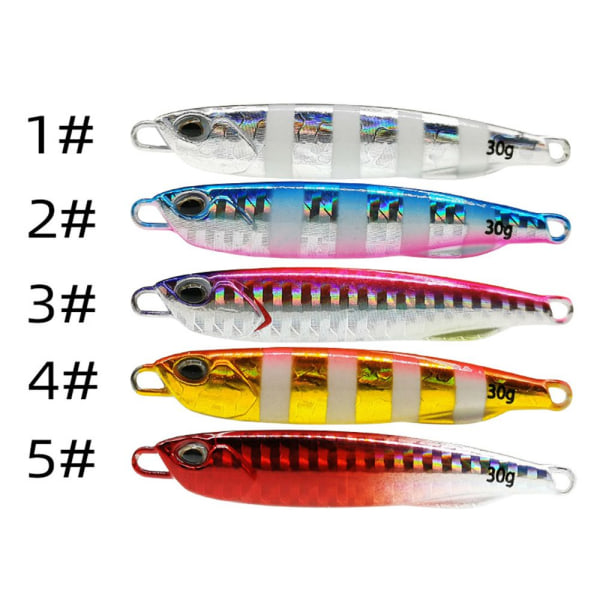 2kpl Metal Fishing Lure kaksoiskoukku Jig Bait 3 3 3