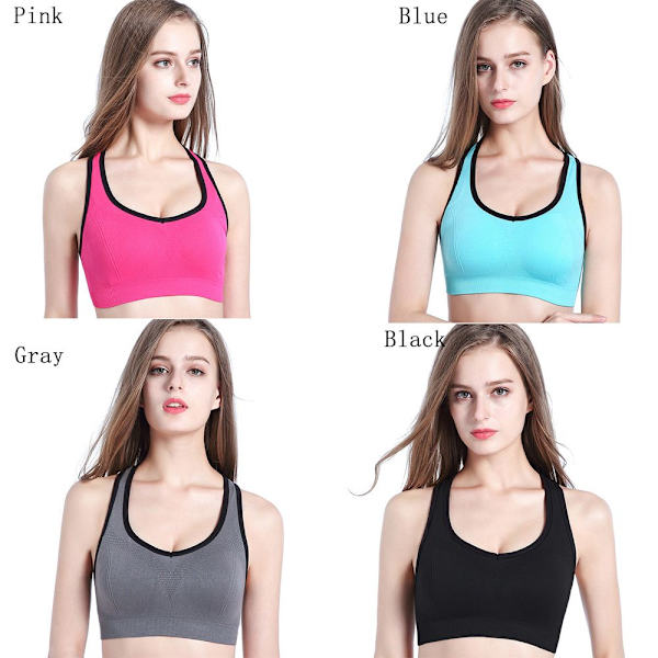Sport-BH Yoga Linne SVART L black L