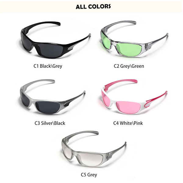 Sportsolglasögon Oval Shades C2