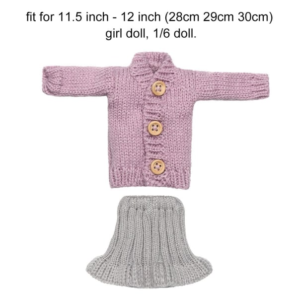 Ministickad tröja pälsjacka 12 12 12