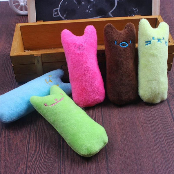 Kattleker Kattemyntepute Kattunge Lek GUL yellow