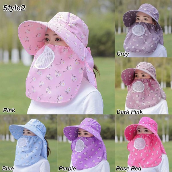 Solskyddshatt Anti-UV Solhatt LILA STYLE3 Purple Style3