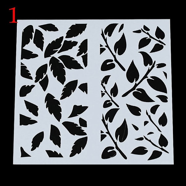 Fremstilling af stencil-scrapbogskort 1 1