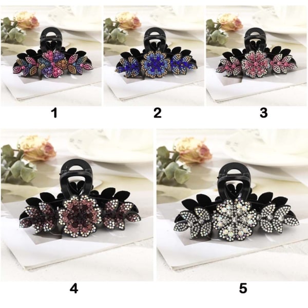 Rhinestone Hårnål Kvinner Hårklemmer 4 4 4