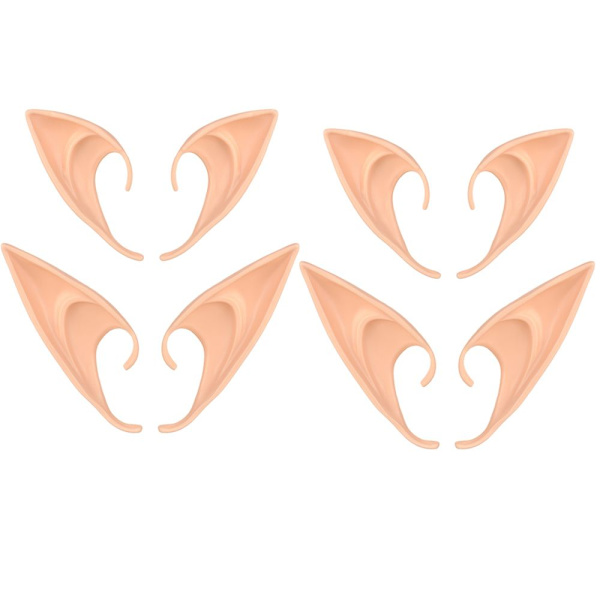 4Pairs Elf Ears Fairy Ears Lifelike
