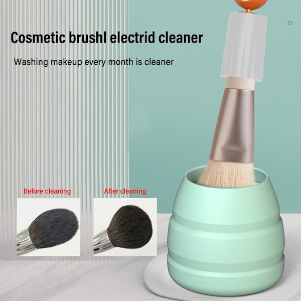 Electric Makeup Cleaner Brush Cleaner SVART black