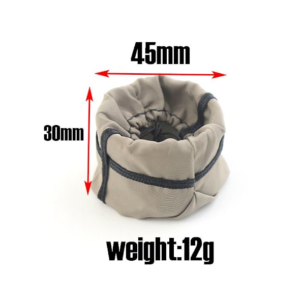 Mini Opbevaringspose Grydelåg Taske GRÅ grey