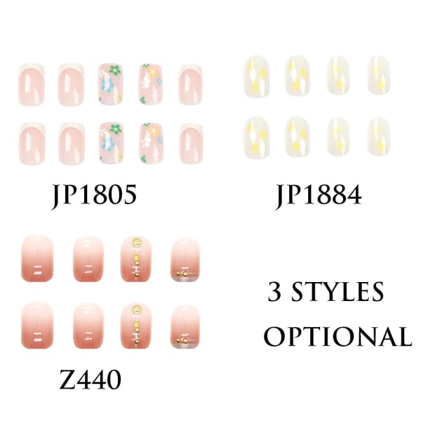 24st Fake Nails Short JP1884 JP1884 JP1884