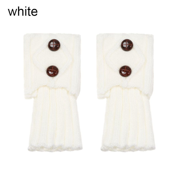 Benvärmare Strumpor Stövlar Strumpor VIT White