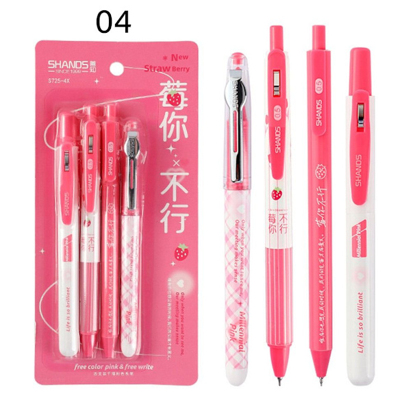 4ST/ Set Kulspetspenna Gel Pen 04 04 04