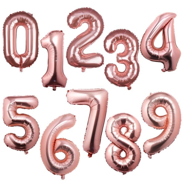 40" Nummer folieballon ciffer helium MULTICOLOR NUMMER 7 NUMMER multicolor Number 7-Number 7