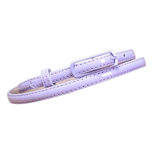 Læder bæltestift Spænde linning LILLA purple