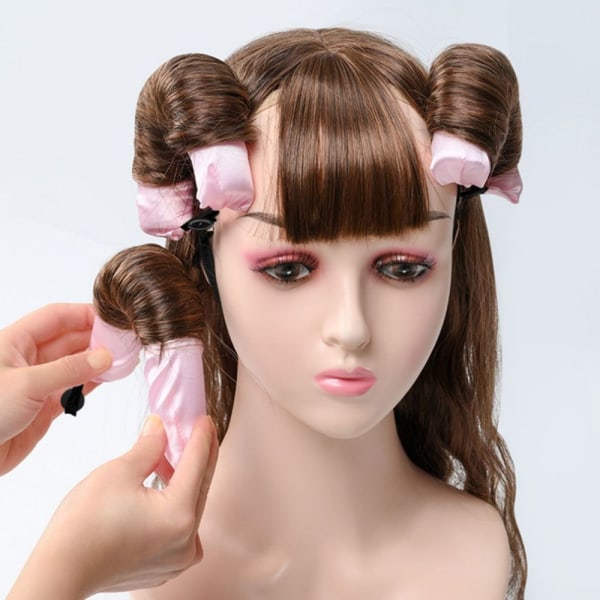 6st Lazy Curling Wand Foam Curling Magic SVART Black