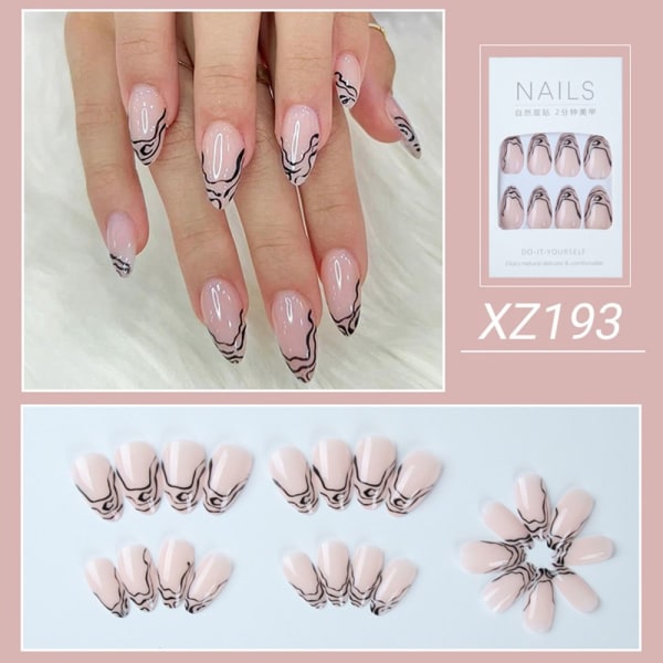 24 stk False Nail Full Cover XZ240 XZ240 XZ240