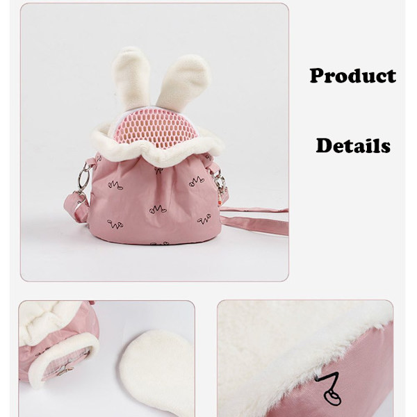 Hamster Bärväska Husdjursväska ROSA pink