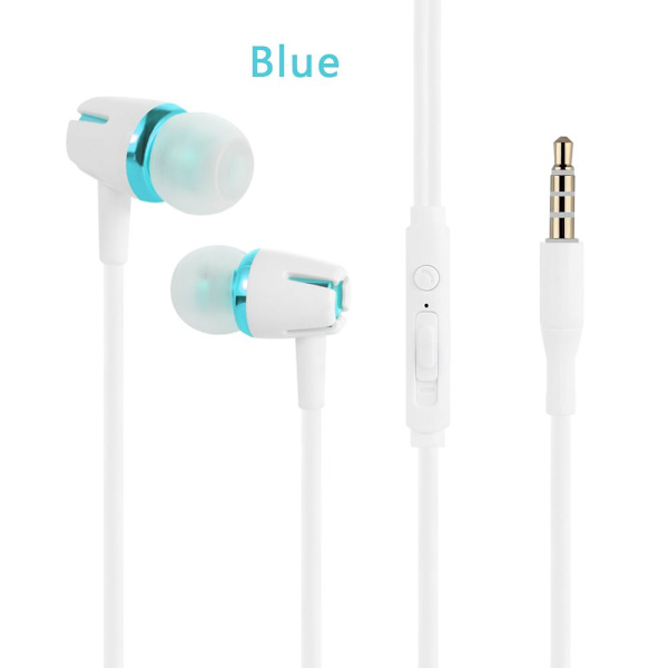 In-Ear-nappikuulokkeet Luminous Earbuds HiFi-kuulokkeet blue