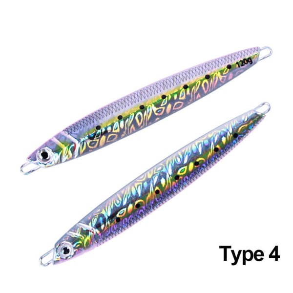 VIB Lures Havsfiske Metall Jig 120GTYPE 4 TYPE 4 120gType 4