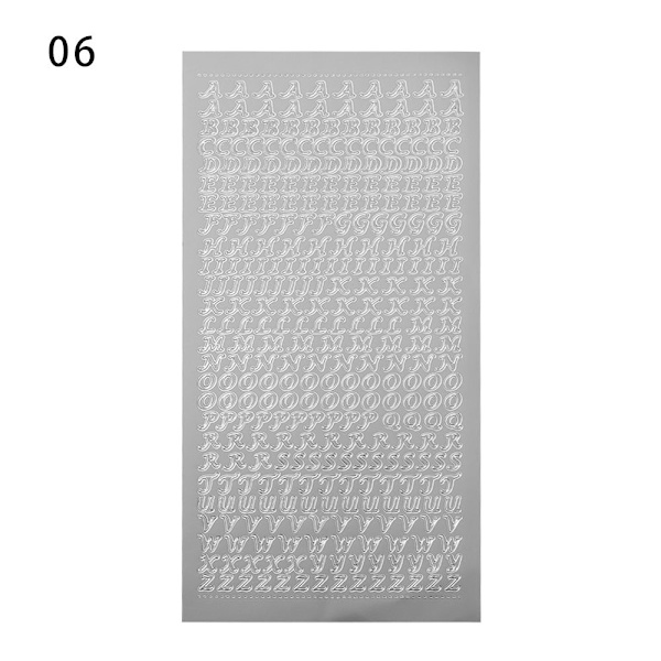 Bronzing Stickers DIY Decals 06 06