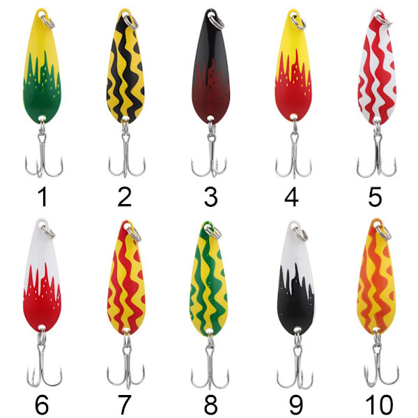 Fiskelokker kunstig agn 10 10