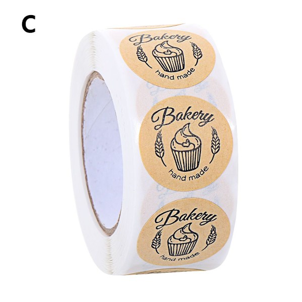 500 kpl / Roll Bakery Tarra Baked with Love Tarra C C