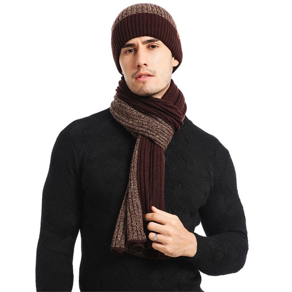 Mössa Scarf Handskar Set Dammössa RÖD Red