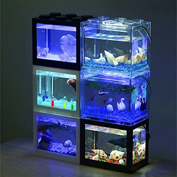 LED Betta Akvaario Betta Kalatarvikkeet VAALEAN SININEN light blue
