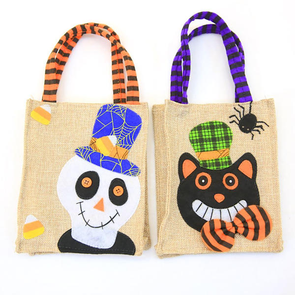 Halloween Tote Laukut Candy Laukut SKULL Skull