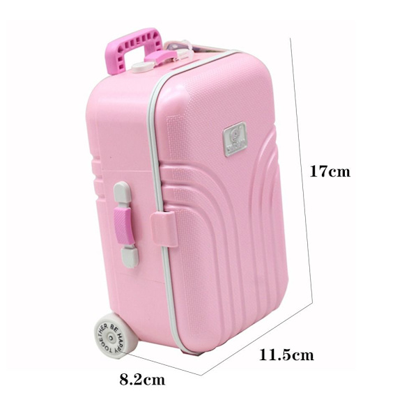 Dock resväska Dockvagn ROSA pink