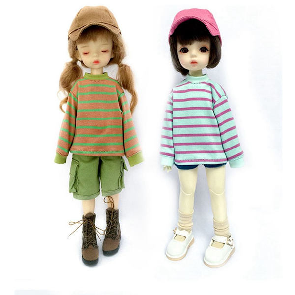 Muoti Doll Vaatteet Nukke Pitkähihainen T-paita 1 1 1