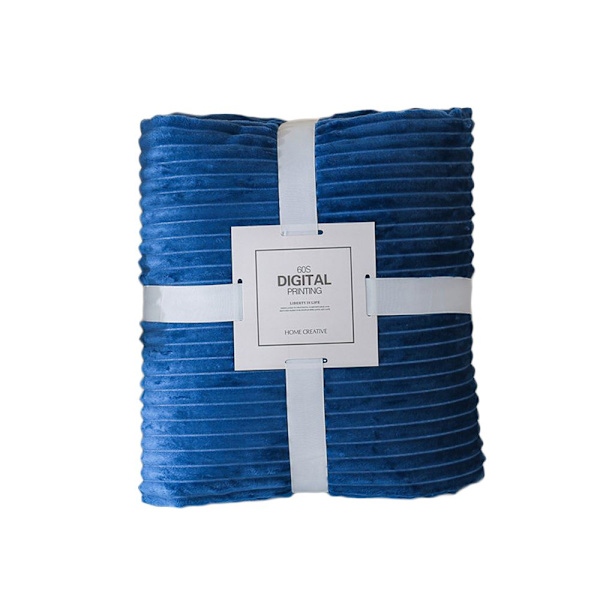 100*70cm Tæppekast NAVY NAVY Navy