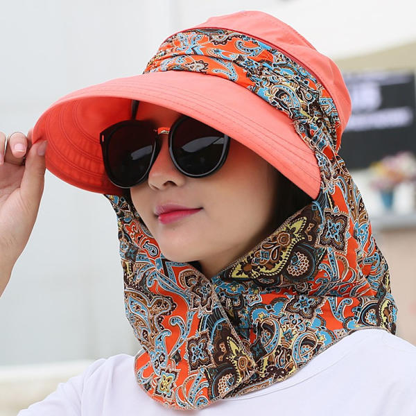 Solskyddshatt Anti-UV Solhatt VATTENMELONRÖD Watermelon Red