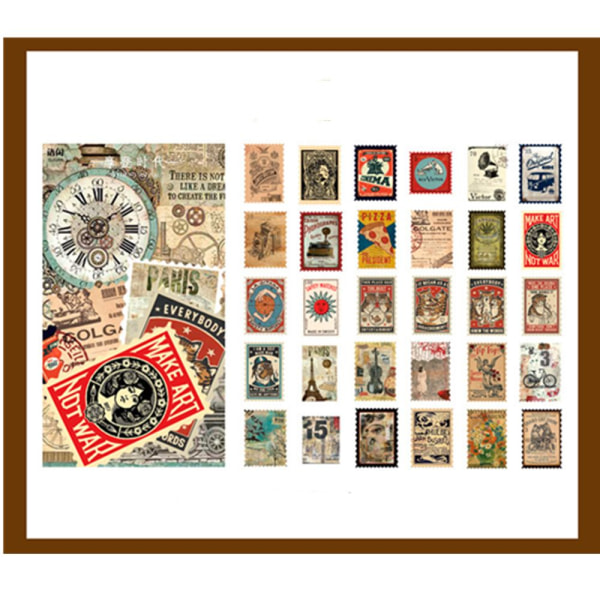 60 STK Stickers Seal STYLE-1 STYLE-1 Style-1
