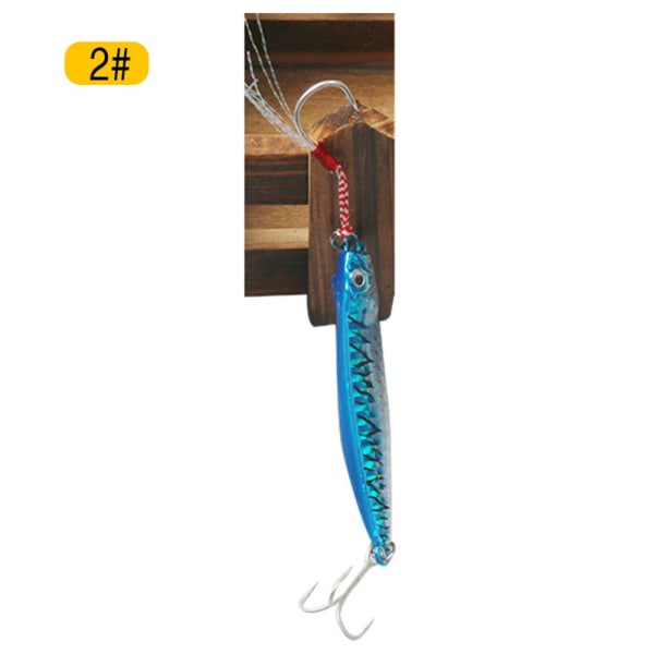 Feather Metal Fishing Lures Jig Bait 2 2 2