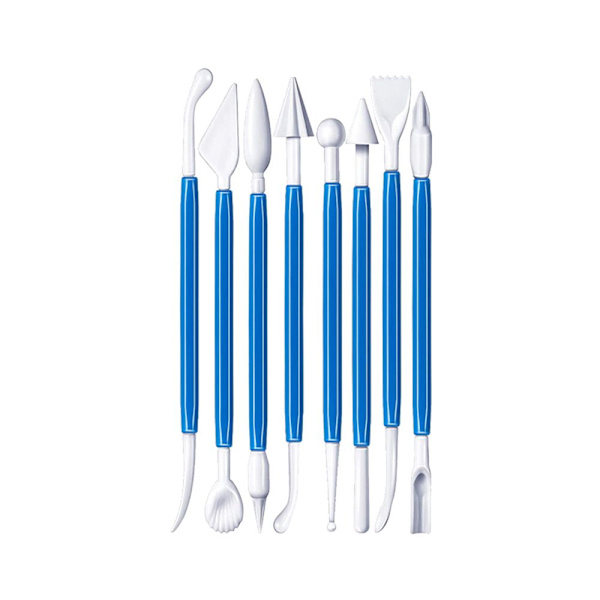 24stk/sett Keramiske verktøy Clay Sculpting Ball Stylus Dotting