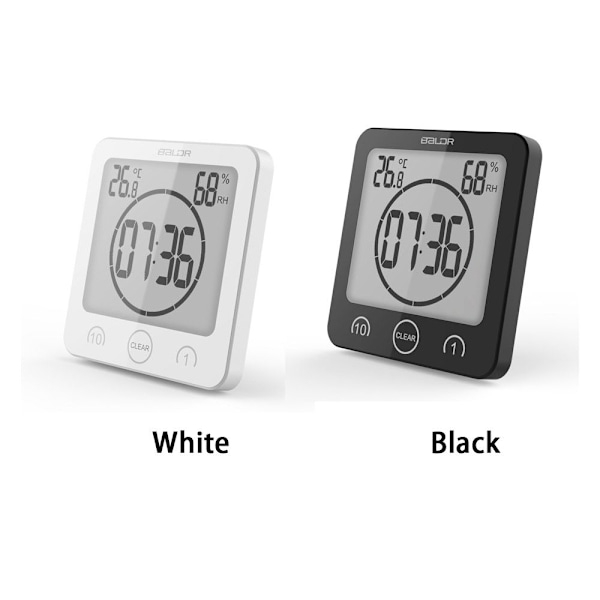 Digitalt bruseur Ur Timer SORT Black
