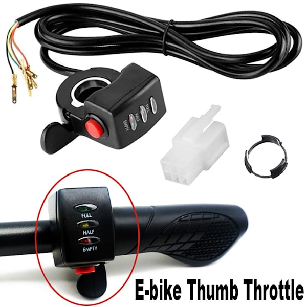E-sykkel Tommelgasslysbryter 36V 36V 36V
