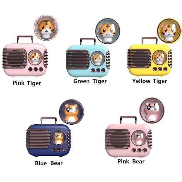 Pet Bluetooth högtalare Musikspelare GUL TIGER TIGER Yellow Tiger-Tiger