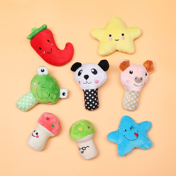 Fleece Squeak Toy Dog Play Funny Pet Puppy Chew 12 12