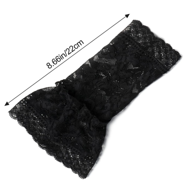 1 par falska ärmar avtagbara ärmar SVART STYLE1 black style1