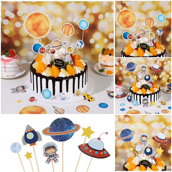 Cake Topper Cupcake koristelu 9 9 9