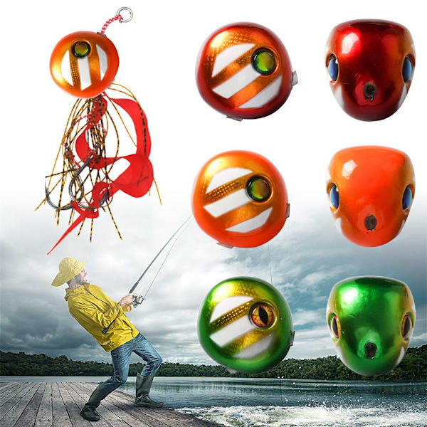 Partakalastuksen viehe Jig Bait RED HEAD RED HEAD Red head