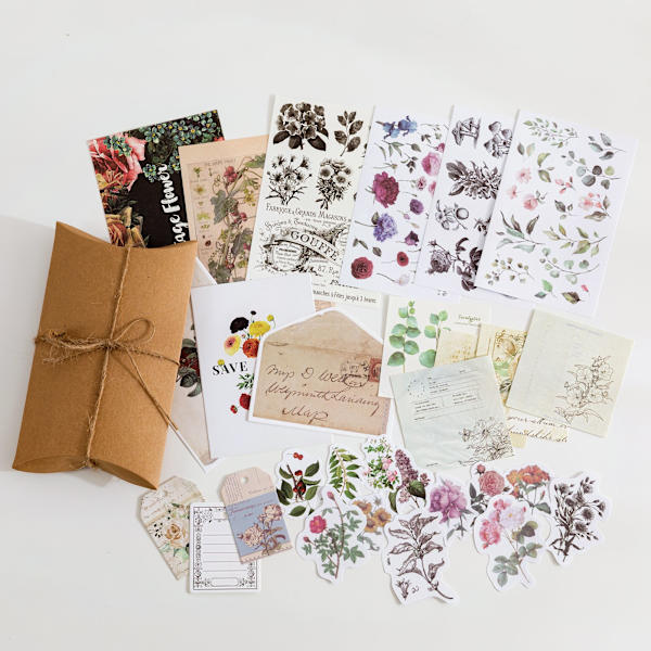 30 stk Retro papirklistermærker Sticky Notes D D D